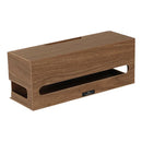 ケーブルボックス ケーブル収納ボックス おしゃれ 木目 インテリア 北欧 ナチュラル カントリー カフェ風 コンセント隠し ケーブル 充電器 目隠し 日本製 国産 【納期A】【toh-307449】