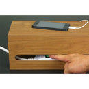 ケーブルボックス ケーブル収納ボックス おしゃれ 木目 インテリア 北欧 ナチュラル カントリー カフェ風 コンセント隠し ケーブル 充電器 目隠し 日本製 国産 【納期A】【toh-307449】