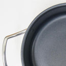 両手鍋 片手鍋 フライパン IH対応 直火 ガス火 使える 2層構造 ステンレス アルミニウム 熱伝導性 テフロンコーティング テフロン加工 汚れ付きにくい 【納期A】【toh-307846】