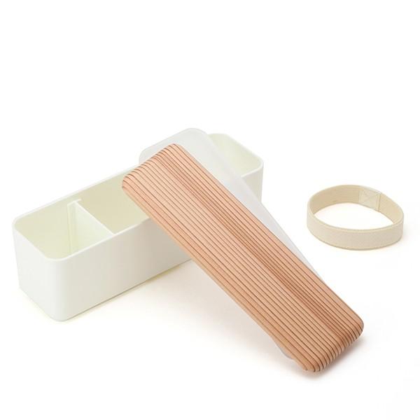 弁当箱 1段 仕切り スリム 日本製 和風 メンズ 男性 レンジ対応 【納期A】【toh-309507】