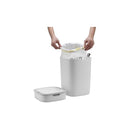 ゴミ箱 センサー式 自動開閉 EKO 12L ごみ箱 おしゃれ 白 ホワイト 小型 小さめ キッチン リビング 寝室 トイレ 【納期A】【toh-310417】