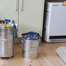 米びつ 5kg 保存容器 入れ物 おしゃれ インテリア 密閉 密封 防虫 洗える 耐久性 トタン 缶 ライスストッカー オバケツ 日本製 【納期A】【toh-312862】