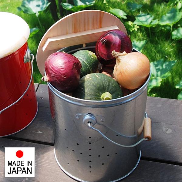 野菜 収納ボックス ストッカー 収納庫 入れ物 保存容器 通気性 鮮度維持 ひのき 檜 桧 おしゃれ インテリア オバケツ 日本製 【納期A】【toh-312887】