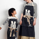 エプロン メンズ レディース 男女兼用 キッチン ガーデン キャンプ おしゃれ かわいい ポケット付き 綿100% コットン 【納期A】【toh-313416】