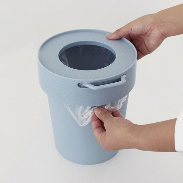 ゴミ箱 10L 小さめ 小型 壁掛け 円形 おしゃれ ふた付き ごみ箱 スタイリッシュ 北欧 シンプル 【納期A】【toh-314056】