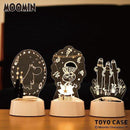 アクセサリースタンド アクセサリーラック 収納 おしゃれ ライト 照明 電気 光る ネックレス収納 ピアス イヤリング ムーミン リトルミイ ミィ ニョロニョロ 【納期A】【toh-314138】