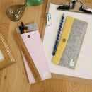 ペンケース 大人用 おしゃれ フェルト かわいい 筆箱 オフィス 学校 【納期A】【toh-315376】