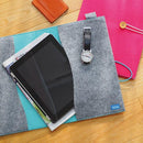 ドキュメントケース A4サイズ カバー フェルト バッグインバッグ ノート タブレット 雑貨 小物 整理 ステーショナリー収納 【納期A】【toh-315436】