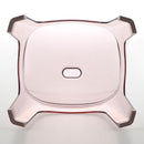 風呂椅子 35cm 座高 高さ 腰掛け バスチェア バススツール 透明 クリア 高級感 ピンク ブラウン 茶色 ブルー 青 【納期A】【toh-317156】