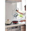 鍋蓋ホルダー 吸着 固定 鍋ぶたラック 鍋ブタ フライパン キッチン収納 吸着シート ラック 収納 滑り止め 賃貸 おしゃれ シンプル キッチン 台所 冷蔵庫 壁 【納期A】【toh-319688】