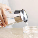 ウォーターカラフェ 750ml カラフェ 水差し ピッチャー ポット 麦茶 冷たい飲み物 スタイリッシュ ふた付き 蓋 カフェ レストラン 耐熱ガラス キントー kinto 【納期A】【toh-324448】