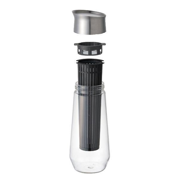 ウォーターカラフェ 1000ml 1リットル フィルター付き 水差し ピッチャー ポット コーヒー粉 茶葉 コールドブリュー アイスコーヒー 珈琲 麦茶 キントー kinto 【納期A】【toh-324450】