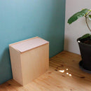 ゴミ箱 8L 小型 ごみ箱 木製 シンプル デザイン 北欧 ナチュラル カントリー 小さい サイズ 小物収納 収納ケース 日本製 【納期A】【toh-330036】