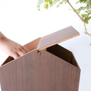 ゴミ箱 15L 小型 ごみ箱 木製 シンプル デザイン 北欧 ナチュラル カントリー 小さい サイズ 小物収納 収納ケース 日本製 【納期A】【toh-330042】