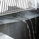 水切り かご ラック 水きり ステンレス製 スリム 幅 約30cm 水切りラック 水切りカゴ シンク 省スペース コンパクト 使いやすい カトラリーラック 日本製 【納期A】【toh-333241】