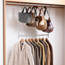 2段ハンガー 伸縮式 サイズ調整 収納ハンガー 収納アップハンガー 段違いハンガー クローゼット 衣装ロッカー ハンガーラック 補助ハンガー 便利グッズ 【納期A】【toh-334676】