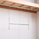 2段ハンガー 伸縮式 サイズ調整 収納ハンガー 収納アップハンガー 段違いハンガー クローゼット 衣装ロッカー ハンガーラック 補助ハンガー 便利グッズ 【納期A】【toh-334676】