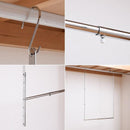 2段ハンガー 伸縮式 サイズ調整 収納ハンガー 収納アップハンガー 段違いハンガー クローゼット 衣装ロッカー ハンガーラック 補助ハンガー 便利グッズ 【納期A】【toh-334676】