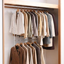 2段ハンガー 伸縮式 サイズ調整 収納ハンガー 収納アップハンガー 段違いハンガー クローゼット 衣装ロッカー ハンガーラック 補助ハンガー 便利グッズ 【納期A】【toh-334676】