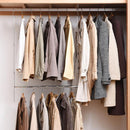 2段ハンガー 伸縮式 サイズ調整 収納ハンガー 収納アップハンガー 段違いハンガー クローゼット 衣装ロッカー ハンガーラック 補助ハンガー 便利グッズ 【納期A】【toh-334676】