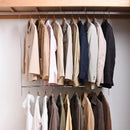 収納ハンガー 2段式 上下 段違い 収納 ハンガー クローゼット 衣装棚 ロッカー ワードローブ 衣裳部屋 衣装箪笥 伸縮ハンガー 収納用品 便利グッズ 吊り下げ式 【納期A】【toh-334677】