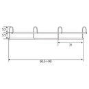 ハンガー 収納アップ 収納力 1.5倍 収納ハンガー 伸縮 収納アップハンガー 段違い 2段 日本製 スチール 収納UP 収納量 アイデア 便利グッズ 伸縮式ハンガー 【納期A】【toh-334678】