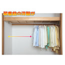 ハンガー 収納アップ 収納力 1.5倍 収納ハンガー 伸縮 収納アップハンガー 段違い 2段 日本製 スチール 収納UP 収納量 アイデア 便利グッズ 伸縮式ハンガー 【納期A】【toh-334678】