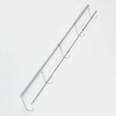 収納アップハンガー 収納ハンガー 伸縮 収納アップ ハンガー 段違い 2段 日本製 シルバー 金属 スチール 収納量 便利グッズ 伸縮式ハンガー 収納力 【納期A】【toh-334679】