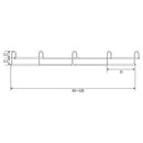 収納アップハンガー 収納ハンガー 伸縮 収納アップ ハンガー 段違い 2段 日本製 シルバー 金属 スチール 収納量 便利グッズ 伸縮式ハンガー 収納力 【納期A】【toh-334679】