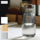 水筒 おしゃれ スタイリッシュ オフィス 職場 仕事場 持ち運び タンブラー 持ちやすい 取っ手 蓋 パッキン ウォーターボトル クリア 透明 300ml キントー kinto 【納期A】【toh-339201】