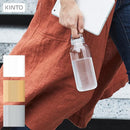 水筒 おしゃれ クリア 透明 中身が見える スタイリッシュ オフィス 職場 持ち運び タンブラー 持ちやすい 取っ手 携帯 ウォーターボトル 500ml キントー kinto 【納期A】【toh-339204】