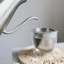 ティーカップ 茶漉し 1杯用 茶こし ストレーナー ティーパックカップ コップ 紅茶 お茶 二重構造 ダブルウォール ふた付き 蓋つき 耐熱ガラス キントー kinto 【納期A】【toh-339672】