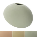 花挿し 陶器 花瓶 花びん 一輪挿し インテリア かわいい 平たい スリム 薄型 円形 丸型 おしゃれ モダン フラワーベース 花 観葉植物 【納期A】【toh-341015】