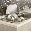 水切り トレー トレイ ラック 水きり 伸縮 フライパンスタンド スリム 水切りラック 水切りカゴ シンク 省スペース コンパクト 使いやすい 【納期A】【toh-341977】