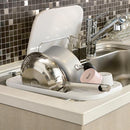 水切り トレー トレイ ラック 水きり 伸縮 フライパンスタンド スリム 水切りラック 水切りカゴ シンク 省スペース コンパクト 使いやすい 【納期A】【toh-341977】