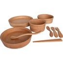 食器セット 9点 子供用 木製 天然木 お皿 プレート ボウル お椀 お箸 スプーン フォーク おしゃれ かわいい 【納期A】【toh-344323】