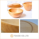 お皿 中皿 パスタ皿 カレー皿 木製 食器 皿 直径18cm おしゃれ 北欧 ナチュラル カフェ風 カントリー ビーチ材 天然木 プレート 円形 丸型 割れにくい 安全 【納期A】【toh-344498】