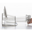 水切り 伸縮 水切りラック 水切りかご 水切りカゴ ステンレス 大容量 シンク上 箸立て 箸たて 日本製 金属 トレー 斜め グラスホルダー フック カトラリー入れ 【納期A】【toh-346374】