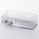 水切り 伸縮式 水切りラック 水切りかご 水切りカゴ ステンレス 大容量 シンク上 箸立て 日本製 トレー 斜め トレイ グラスホルダー フック カトラリー入れ 【納期A】【toh-346375】