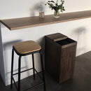 ゴミ箱 45L ごみ箱 木製 カバー 天然木 桐 おしゃれ インテリア 北欧 ナチュラル カントリー カフェ風 木目 ウッド フレーム スライド フタ 蓋 キャスター付き 【納期A】【toh-346616】