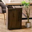 ゴミ箱 45L ごみ箱 木製 カバー 天然木 桐 おしゃれ インテリア 北欧 ナチュラル カントリー カフェ風 木目 ウッド フレーム スライド フタ 蓋 キャスター付き 【納期A】【toh-346616】