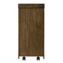 ゴミ箱 45L ごみ箱 木製 カバー 天然木 桐 おしゃれ インテリア 北欧 ナチュラル カントリー カフェ風 木目 ウッド フレーム スライド フタ 蓋 キャスター付き 【納期A】【toh-346616】