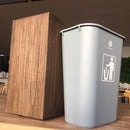 ゴミ箱 45L ごみ箱 木製 カバー 天然木 桐 おしゃれ インテリア 北欧 ナチュラル カントリー カフェ風 木目 ウッド フレーム スライド フタ 蓋 キャスター付き 【納期A】【toh-346616】