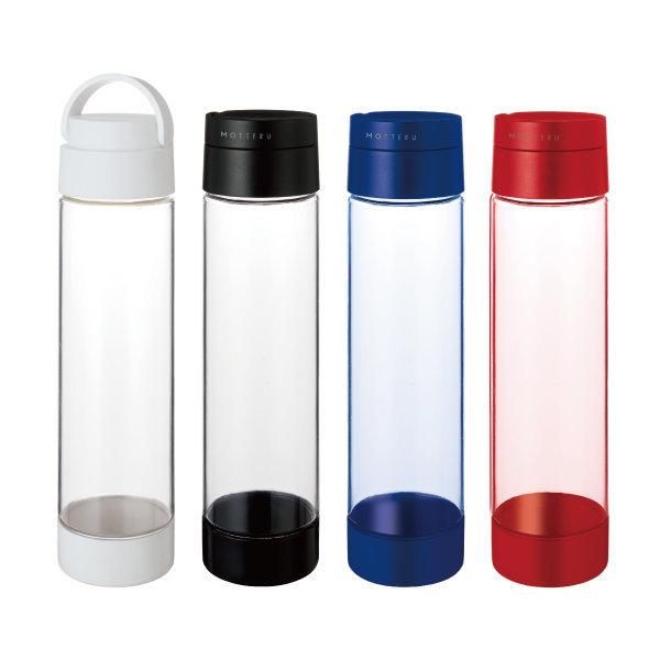 水筒 550ml ボトル クリア 透明 中身が見える マグ おしゃれ 携帯 持ち運び オフィス アウトドア キャンプ お出掛け 屋外 ハンドル付き 取っ手 持ち手 【納期A】【toh-348048】