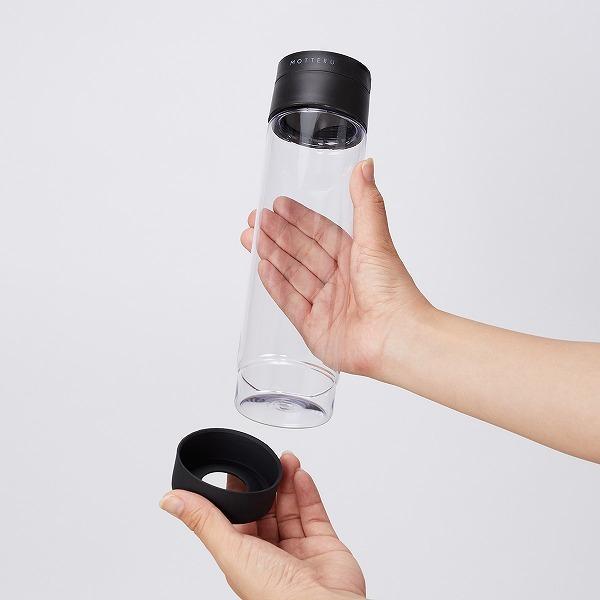 水筒 550ml ボトル クリア 透明 中身が見える マグ おしゃれ 携帯 持ち運び オフィス アウトドア キャンプ お出掛け 屋外 ハンドル付き 取っ手 持ち手 【納期A】【toh-348048】