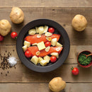 お皿 プレート 電子レンジ対応 オーブン対応 直火対応 調理皿 時短 調理 料理 皿 20cm おしゃれ スタイリッシュ シンプル 【納期A】【toh-349298】