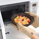 お皿 プレート 電子レンジ対応 オーブン対応 直火対応 調理皿 時短 調理 料理 皿 24cm おしゃれ スタイリッシュ シンプル 【納期A】【toh-349299】