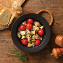 お皿 プレート 電子レンジ対応 オーブン対応 直火対応 調理皿 時短 調理 料理 皿 24cm おしゃれ スタイリッシュ シンプル 【納期A】【toh-349299】