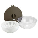 調理ボウル ボール 電子レンジ対応 オーブン対応 時短 調理 料理 お椀 おしゃれ スタイリッシュ シンプル ザル ふた付き フタ 蓋 【納期A】【toh-349301】