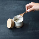 キャニスター 100ml 入れ物 保存容器 調味料 塩 ソルト 砂糖 シュガー 胡椒 ペッパー 七味 一味 磁器 蓋 ふた コルク おしゃれ キッチンツール キントー kinto 【納期A】【toh-351076】